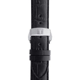 Tissot Le Locle Powermatic Automatic 80 Black Leather Silver Dial 39.30mm Watch T0064071603300