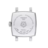 Tissot Lovely Square Quartz Silver Tone Steel Diamond Index 20mm Watch T0581091103601