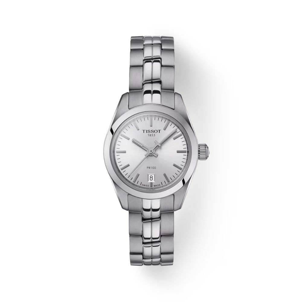 Tissot PR 100 Lady Quartz Silver Steel 25mm Ladies Watch
