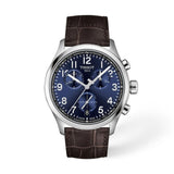 Tissot Chrono L Quartz Blue Dial Leather Strap 42mm Watch T1164171604200