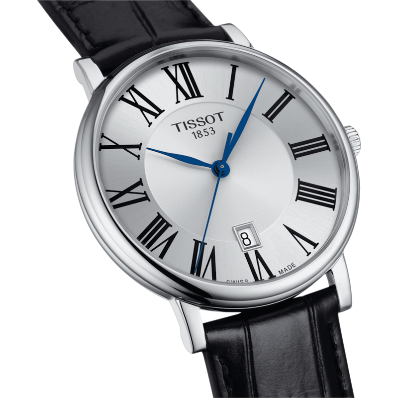Tissot Carson Premium Quartz Black Leather 40mm Watch T1224101603300