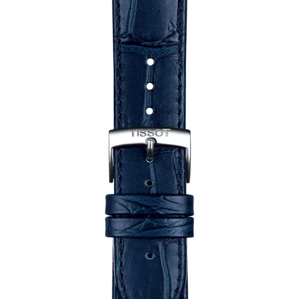 Tissot Carson Premium Chronograph Quartz Blue Leather 40mm Watch T1224101604300