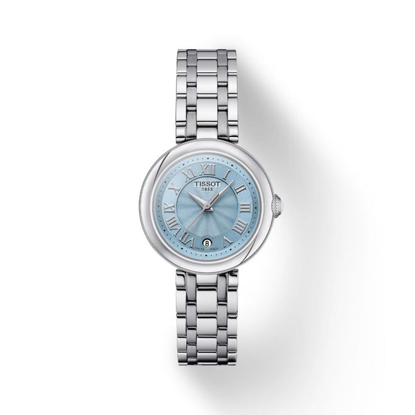 Tissot Bellissima Quartz Steel Blue Mother of Pearl Dial 26mm Ladies Watch T1260101113300