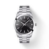 Tissot Gentleman Quartz Steel Black Dial 40mm Watch T1274101105100