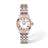 Tissot Classic Dream Quartz Two Tone Steel White Dial 28mm Watch T1292102201300