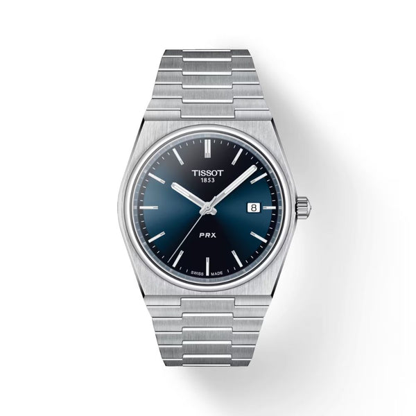 Tissot PRX 70's Retro Style Quartz Blue Dial Steel 40mm Watch T1374101104100
