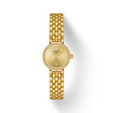 Tissot Lovely Quartz Gold Tone 19.5mm Ladies Diamond Watch T1400096302600