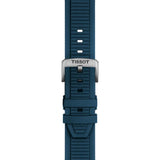 Tissot T-Race Quartz Blue Dial Blue Silicon Strap 45mm Watch T1414172704100