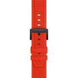 Tissot T-Race Quartz Grey Dial Red Silicon Strap 45mm Watch T1414173706101
