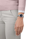 Tissot PR 100 Quartz Jungfraubahn Silver Steel Blue Dial 34mm Watch T1502101104101