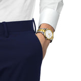 Tissot PR 100 Quartz Two Tone Steel White Dial 40mm Watch T1504102201100