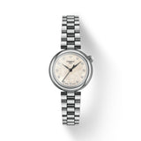 Tissot T- Lady Desir Quartz Silver Steel White Mother of Pearl Dial 28mm Ladies Diamond Watch T1520101111600