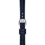 Tissot T- Lady Desir Quartz Silver Steel Blue Leather Strap 28mm Ladies Watch T1520101603801