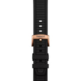 Tissot T-Race Automatic Rose Gold Steel Black Dial 41mm Watch T1418073705100