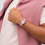 Swatch Pink Petal Promise Quartz 33mm Watch YLS234