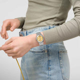 Swatch Petal Swirl Quartz 33mm Watch YLS236G