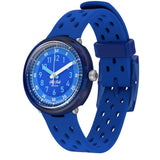 Swatch Flik Flak Fizz in Blue Quartz 31.85mm Watch FCNP002