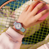 Swatch Flik Flak Fizz in Mint Quartz 31.85mm Watch FCNP003