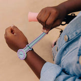 Swatch Flik Flak Loop in Pastel Quartz 34.75mm Watch FPSP071