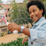 Swatch Flik Flak Loop in Pastel Quartz 34.75mm Watch FPSP071