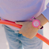 Swatch Flik Flak Loop in Pink Quartz 34.75mm Watch FPSP072