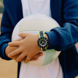 Swatch Flik Flak Loop in Neon Quartz 34.75mm Watch FPSP073