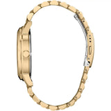 Citizen Rolan Eco-Drive Gold Tone Steel Black Dial 41mm Watch AW0152-58H