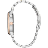 Citizen Rolan Eco-Drive Two Tone Steel Brown Dial 41mm Watch AW0156-57X