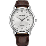 Citizen Eco-Drive Leather Strap 41mm Watch AW1780-25A