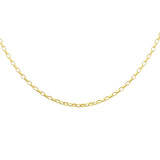 9ct Gold 100 Oval Belcher Chain 20"