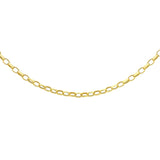 9ct Gold 100 Oval Belcher Chain 20"