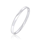 Sterling Silver Round Bangle