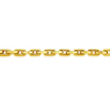 9ct Gold Round & Oval Link Bracelet