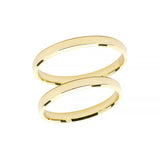 18ct Gold Bevelled Edge Wedding Ring