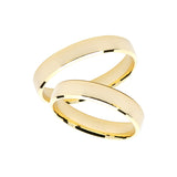 18ct Gold Bevelled Edge Wedding Ring
