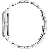 Citizen Arezzo Eco Drive Silver Steel Black Dial 40mm Watch AW1690-51E