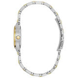 Citizen Eco-Drive Two-Tone Steel White Dial 25mm Ladies Watch EW1264-50A