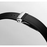 Longines Conquest Chronograph Automatic Silver Steel Black Rubber Strap 42mm Watch L38354329