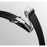 Longines Conquest Chronograph Automatic Silver Steel Black Rubber Strap 42mm Watch L38354329