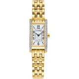 Citizen Petite Palidoro Eco-Drive Gold Tone Steel Mother of Pearl Dial 28x14mm Ladies Crystal Watch EG7112-59D
