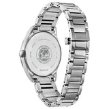 Citizen Arezzo Eco Drive Silver Steel Diamond Dail 32mm Ladies Watch EM0870-58A