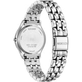 Citizen Silhouette Eco-Drive Silver Steel Mother of Pearl Dial 29mm Watch EM1010-51D