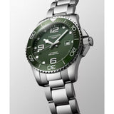 Longines Hydroconqest Automatic Ceramic Bezel Green Dial 43mm Watch L37824066