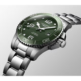 Longines Hydroconqest Automatic Ceramic Bezel Green Dial 43mm Watch L37824066
