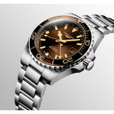 Longines HydroConquest GMT Automatic Ceramic Bezel Brown Dial 41mm Watch L37904666