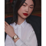 Longines Conquest Classic Quartz Two Tone Steel White Mother of Pearl Dial 34mm Watch L23863877