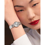 La Grande Classique de Longines Quartz Silver Steel Grey Dial Ladies Diamond Watch L42094706
