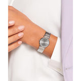 La Grande Classique de Longines Quartz Silver Steel Grey Dial Ladies Diamond Watch L42094706