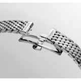 La Grande Classique de Longines Quartz Silver Steel Grey Dial Ladies Diamond Watch L42094706