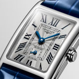 Longines DolceVita Quartz 20.80mm x 32mm Blue Leather Silver Dial Ladies Watch L52554717